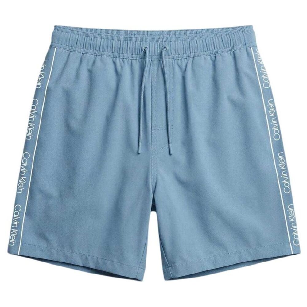 Calvin Klein Mens Logo Swim Shorts / Pale Blue